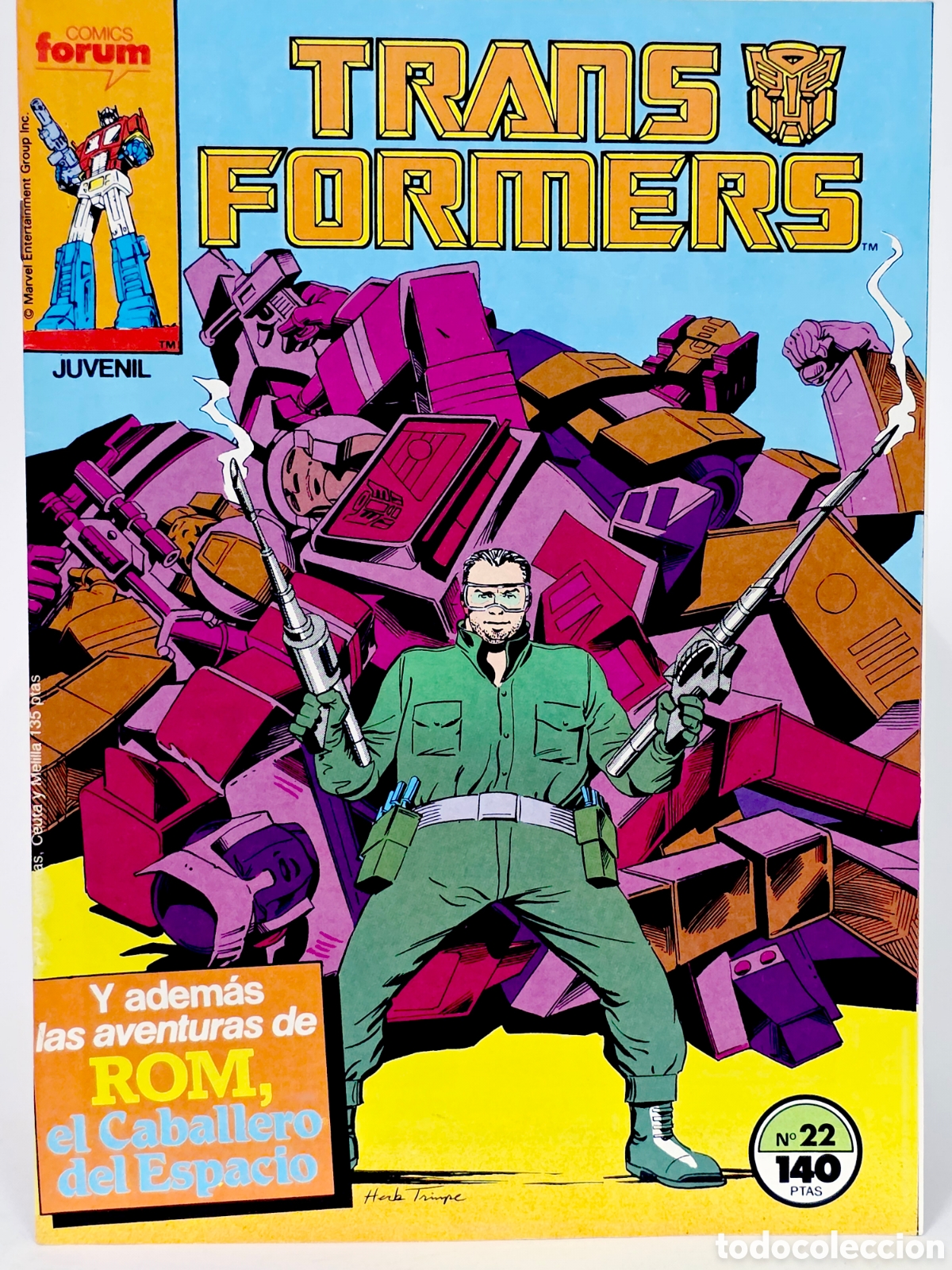 C&oacute;mics: C&Oacute;MIC DE KIOSCO TRANSFORMERS 22 FORUM MARVEL GRAPA
