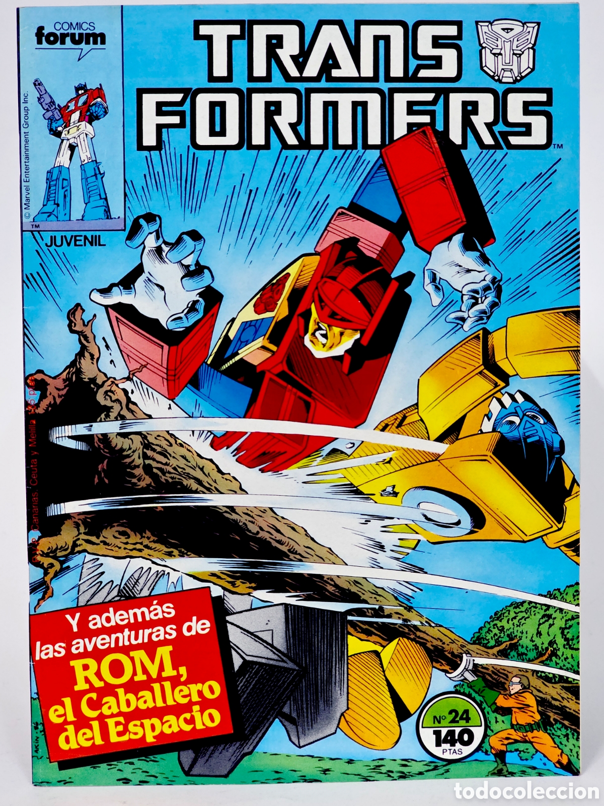 C&oacute;mics: C&Oacute;MIC DE KIOSCO TRANSFORMERS 24 FORUM MARVEL GRAPA
