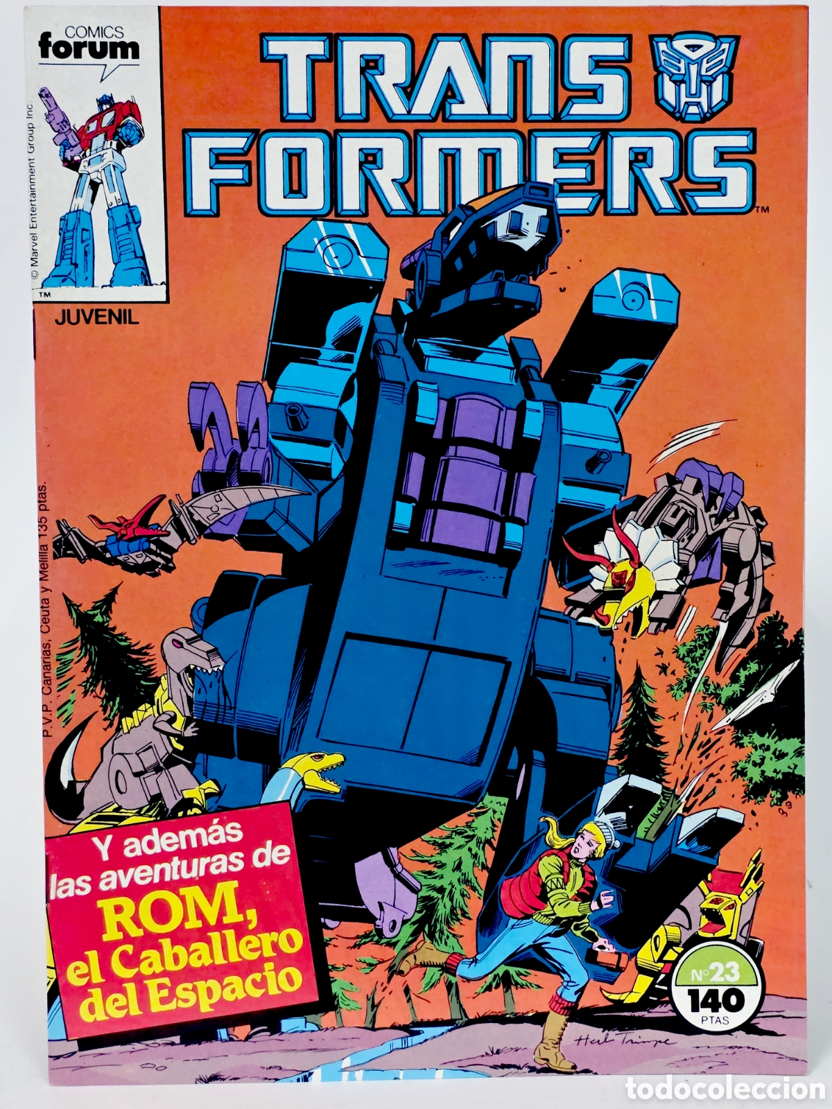 C&oacute;mics: C&Oacute;MIC DE KIOSCO TRANSFORMERS 23 FORUM MARVEL GRAPA