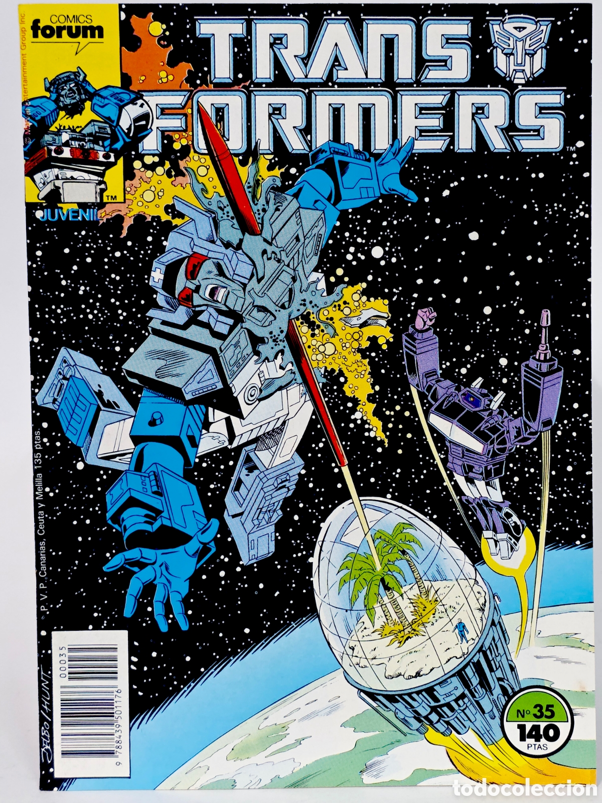 C&oacute;mics: C&Oacute;MIC DE KIOSCO TRANSFORMERS 35 FORUM MARVEL GRAPA