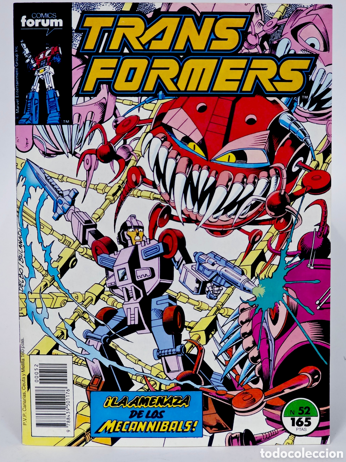 C&oacute;mics: C&Oacute;MIC DE KIOSCO TRANSFORMERS 52 FORUM MARVEL GRAPA