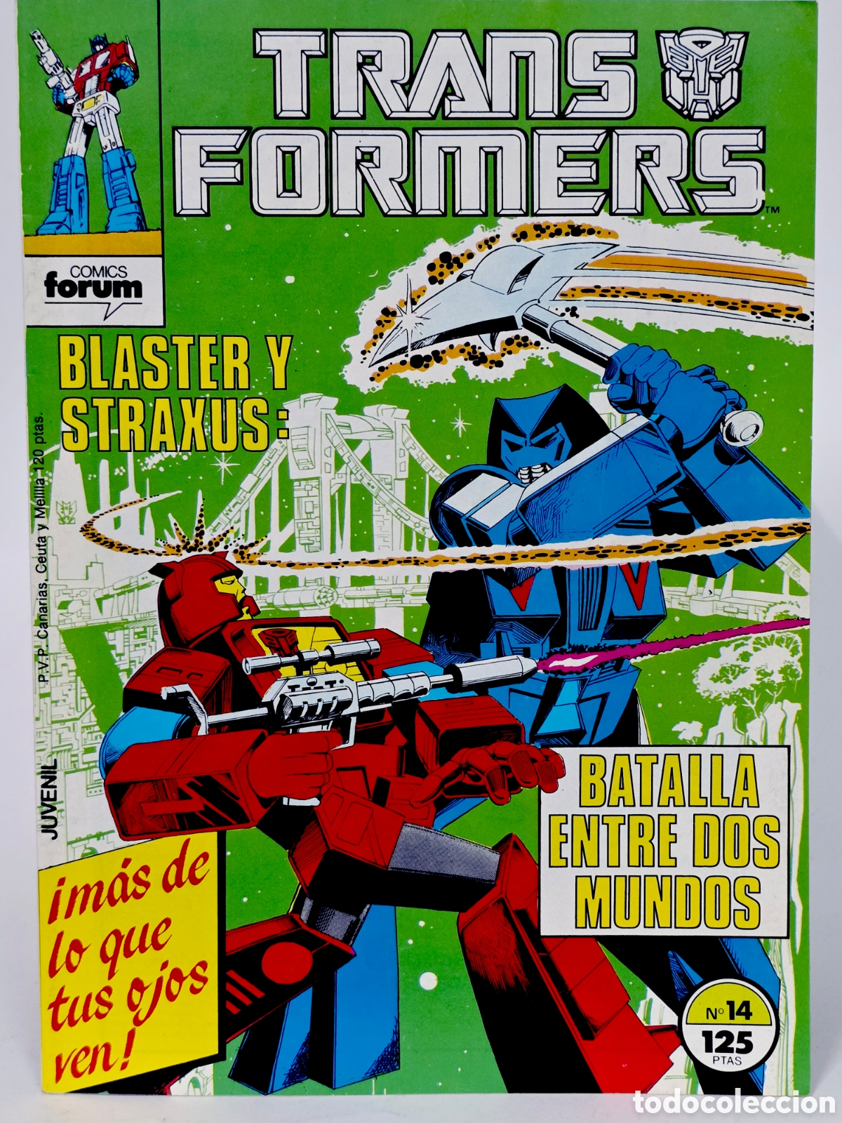 C&oacute;mics: C&Oacute;MIC DE KIOSCO TRANSFORMERS 14 FORUM MARVEL GRAPA