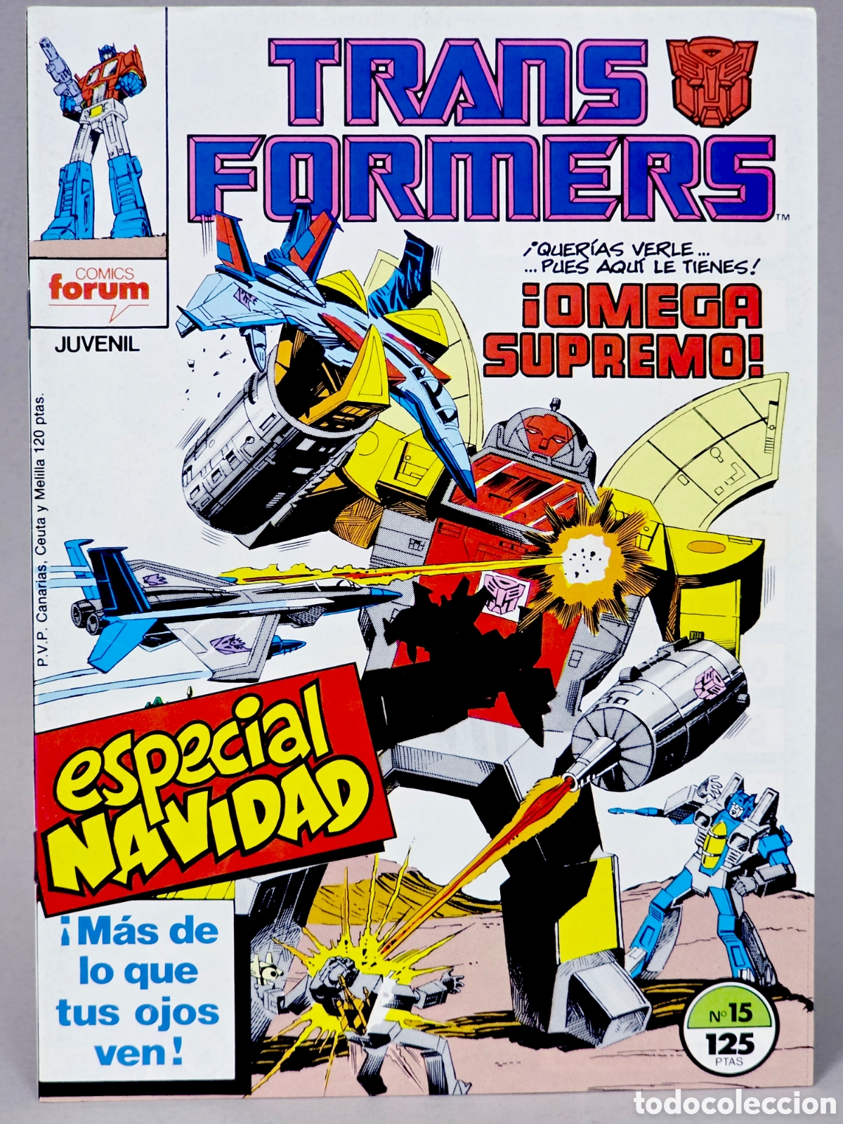 C&oacute;mics: C&Oacute;MIC DE KIOSCO TRANSFORMERS 15 FORUM MARVEL GRAPA