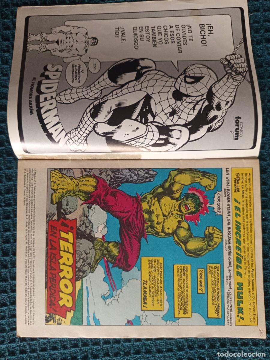 C&oacute;mics: LA MASA EL INCREIBLE HULK 3 COMICS FORUM - Foto 2