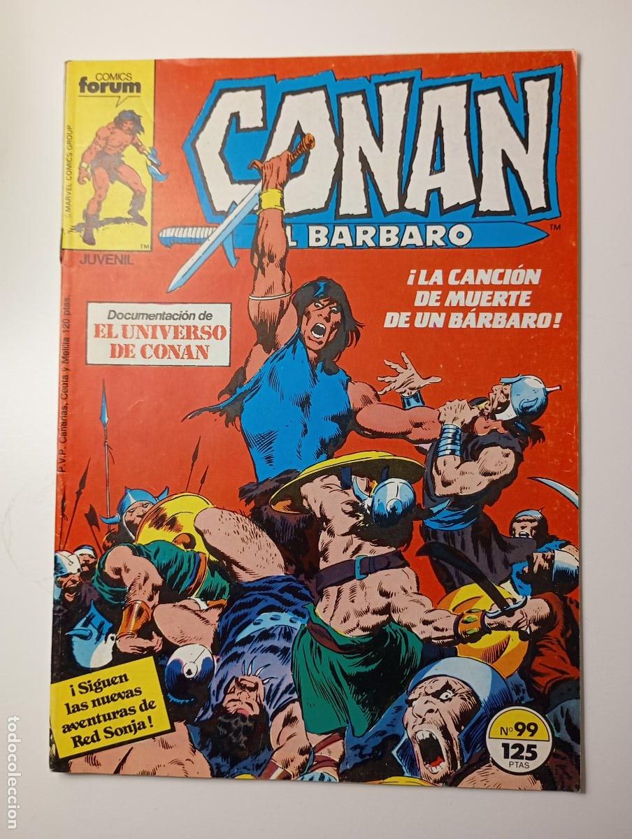 C&oacute;mics: CONAN EL B&Aacute;RBARO N&ordm; 99. LA CANCI&Oacute;N DE MUERTE DE UN B&Aacute;RBARO. COMICS FORUM. TDKR79