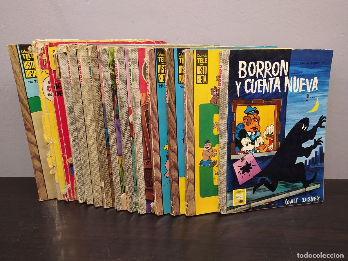 Comics: LOTE COMICS Edit ERSA COLECCION DUMBO, CARLITOS, TELE HISTORIETA-LOTE 14 TEBEOS-