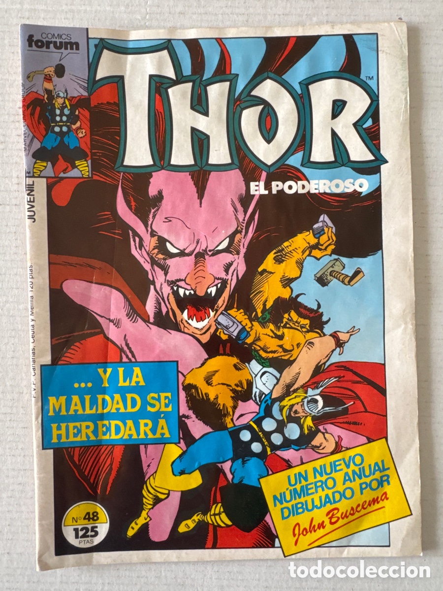 C&oacute;mics: THOR #48 vol1 F&Oacute;RUM 1&ordf; edici&oacute;n &laquo;Raro&raquo; - Foto 1