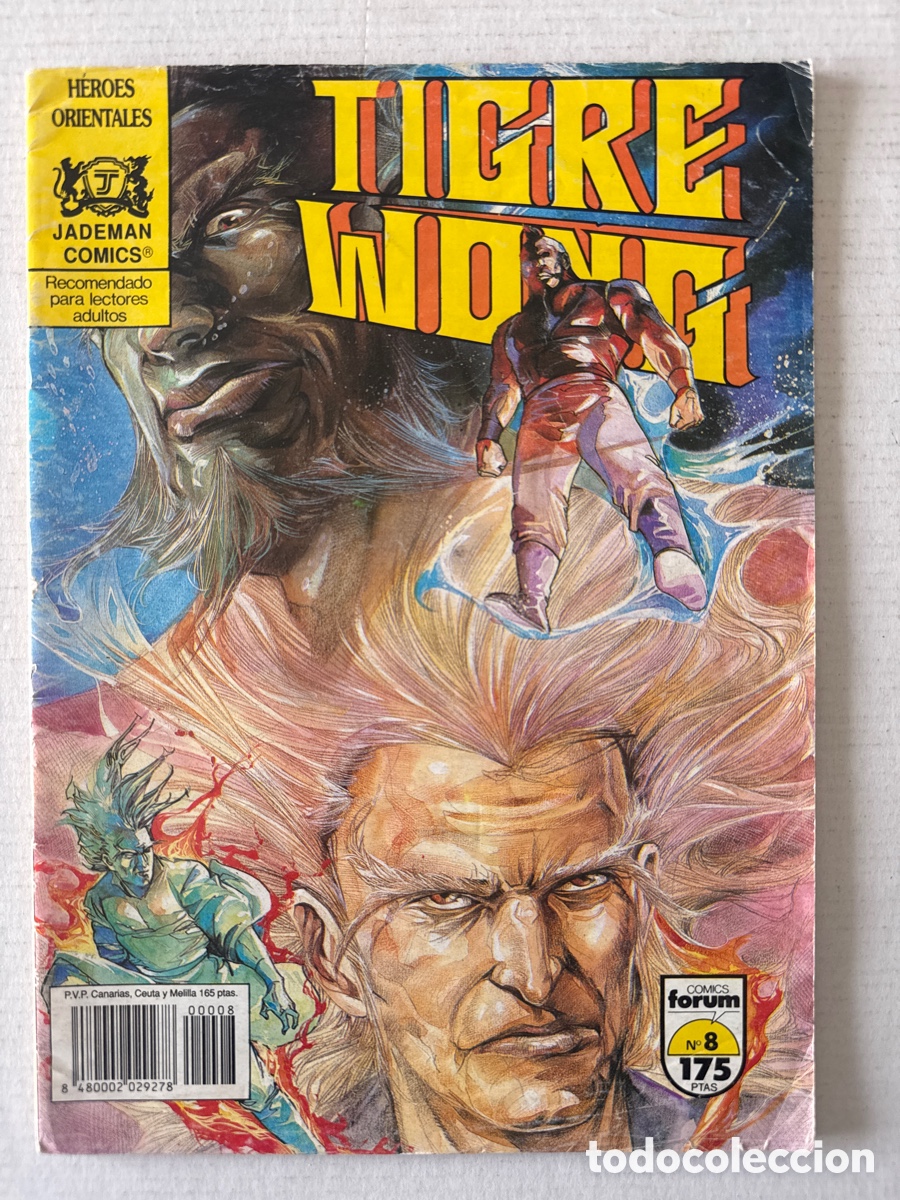 C&oacute;mics: TIGRE WONG #8 - F&Oacute;RUM H&Eacute;ROES ORIENTALES 1&ordf; edici&oacute;n.