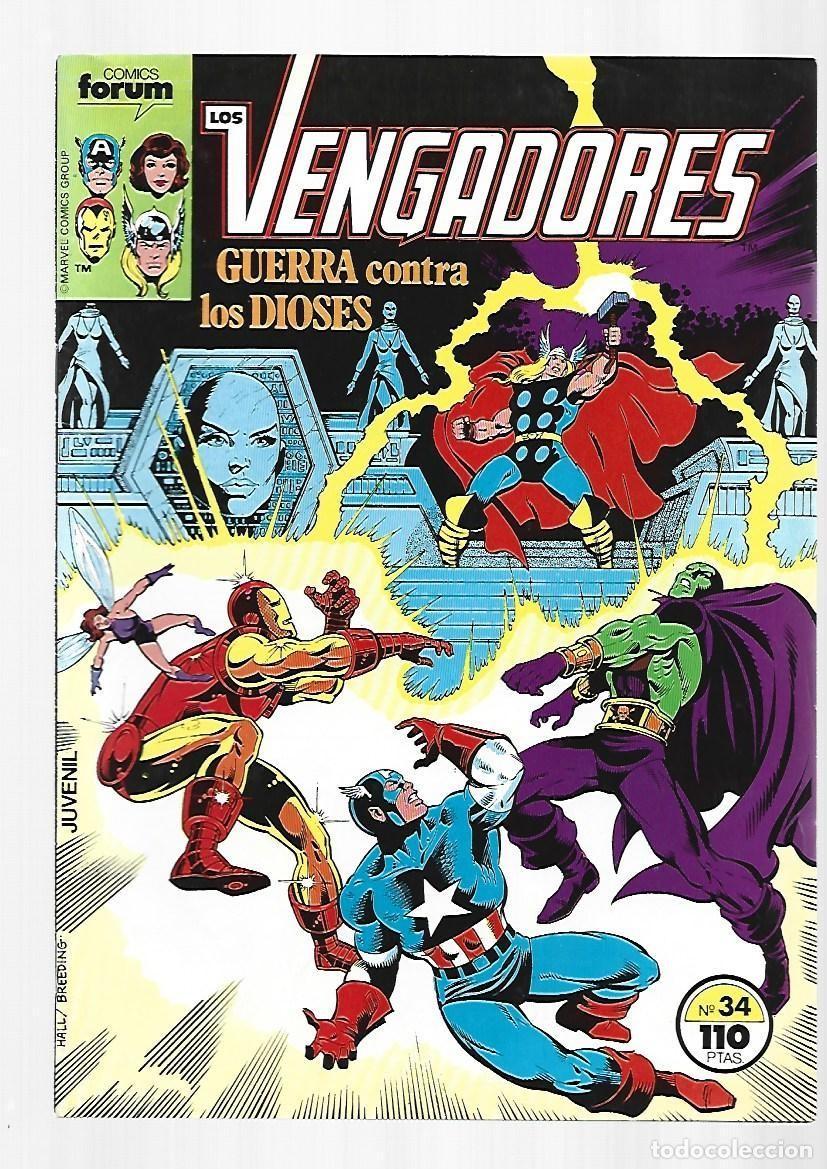 C&oacute;mics: Los Vengadores, 34, 1985, Forum, muy buen estado