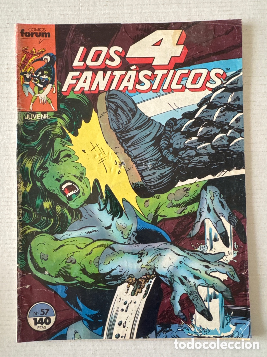 C&oacute;mics: LOS 4 FANT&Aacute;STICOS #57 Vol1 FORUM 1&ordf; edici&oacute;n.