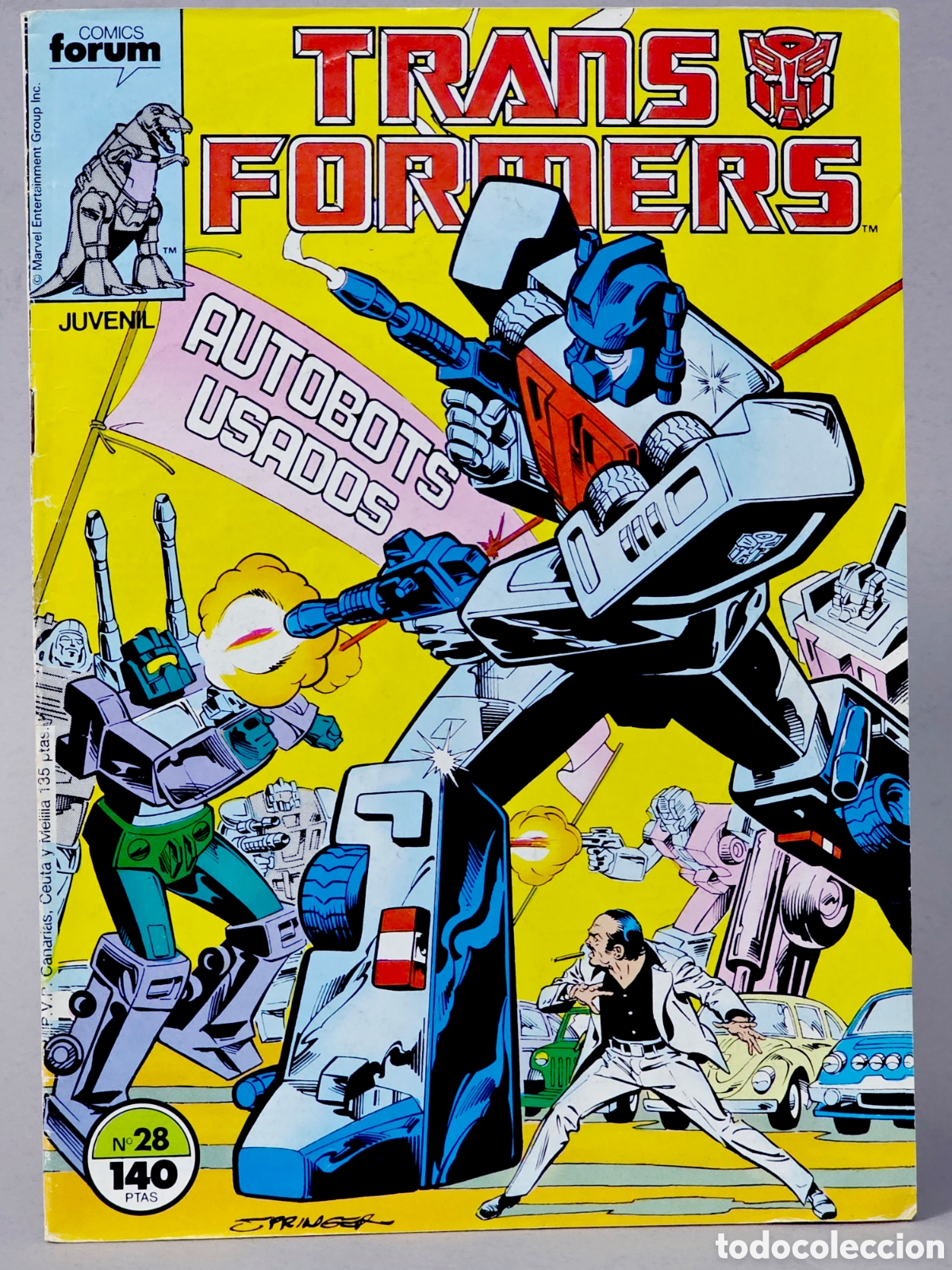 C&oacute;mics: C&Oacute;MIC TRANSFORMERS 28 FORUM MARVEL GRAPA MUY BUEN ESTADO