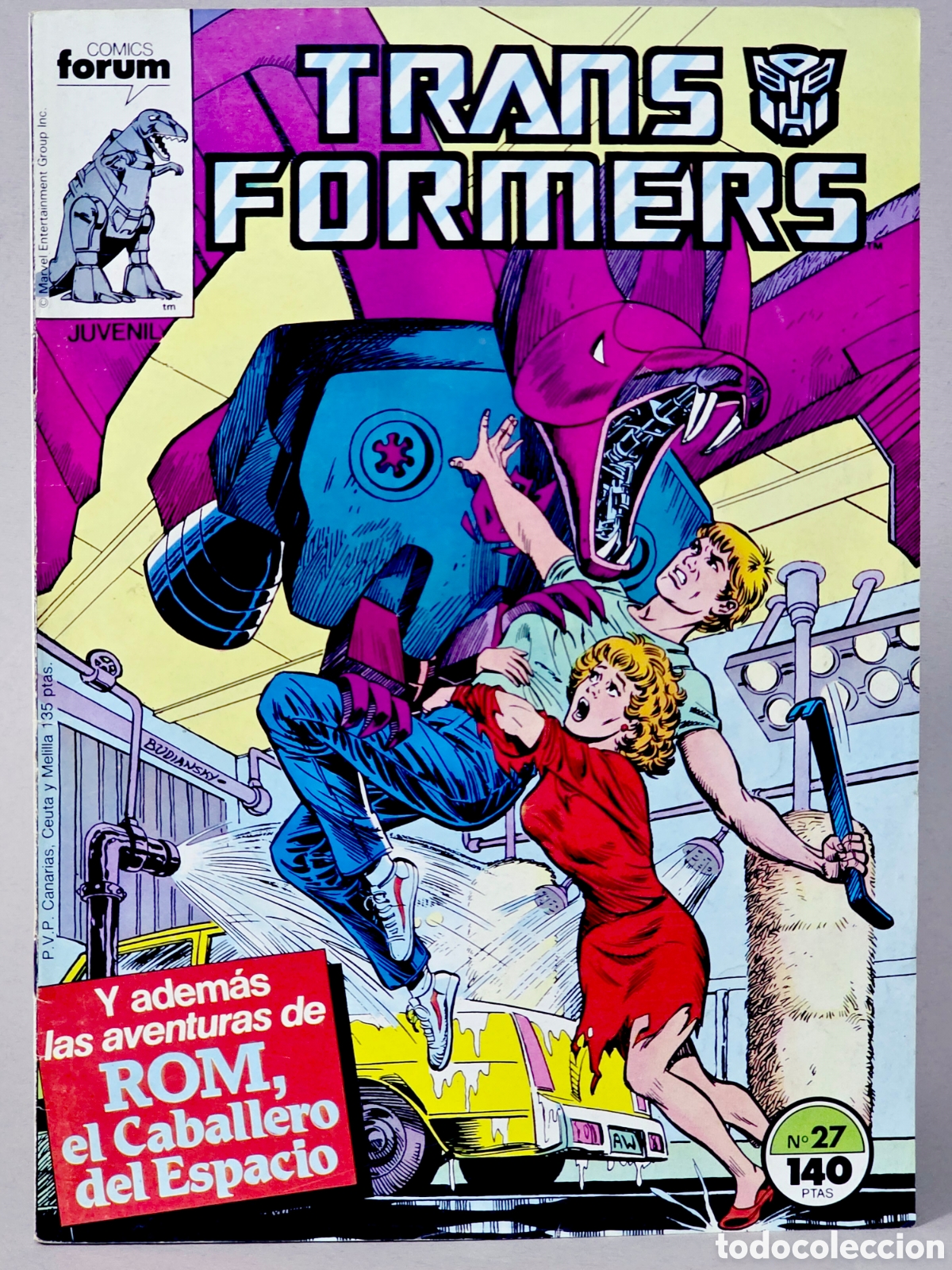 C&oacute;mics: C&Oacute;MIC TRANSFORMERS 27 FORUM MARVEL GRAPA MUY BUEN ESTADO - Foto 1