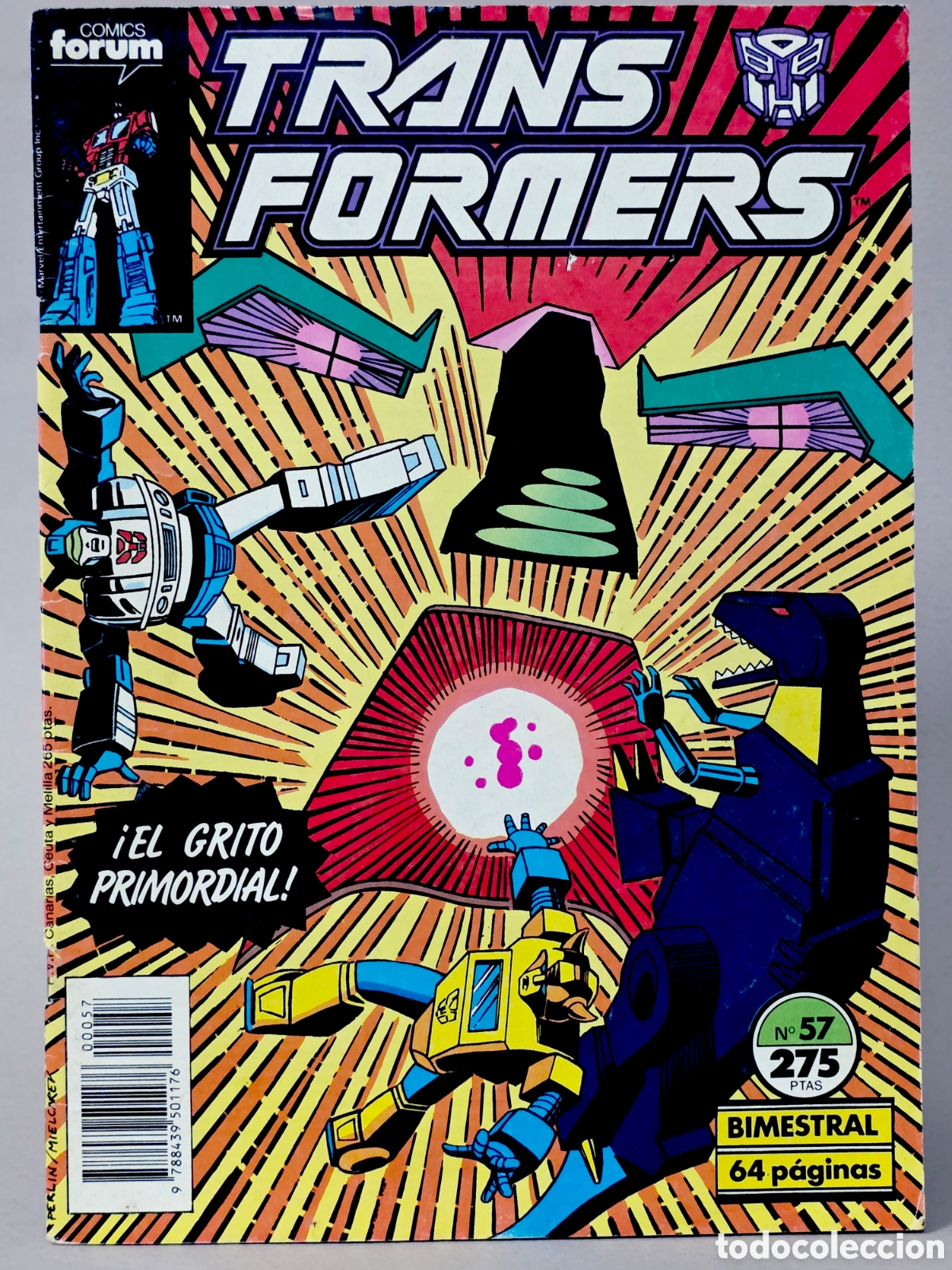 C&oacute;mics: C&Oacute;MIC TRANSFORMERS 57 FORUM MARVEL GRAPA MUY BUEN ESTADO - Foto 1