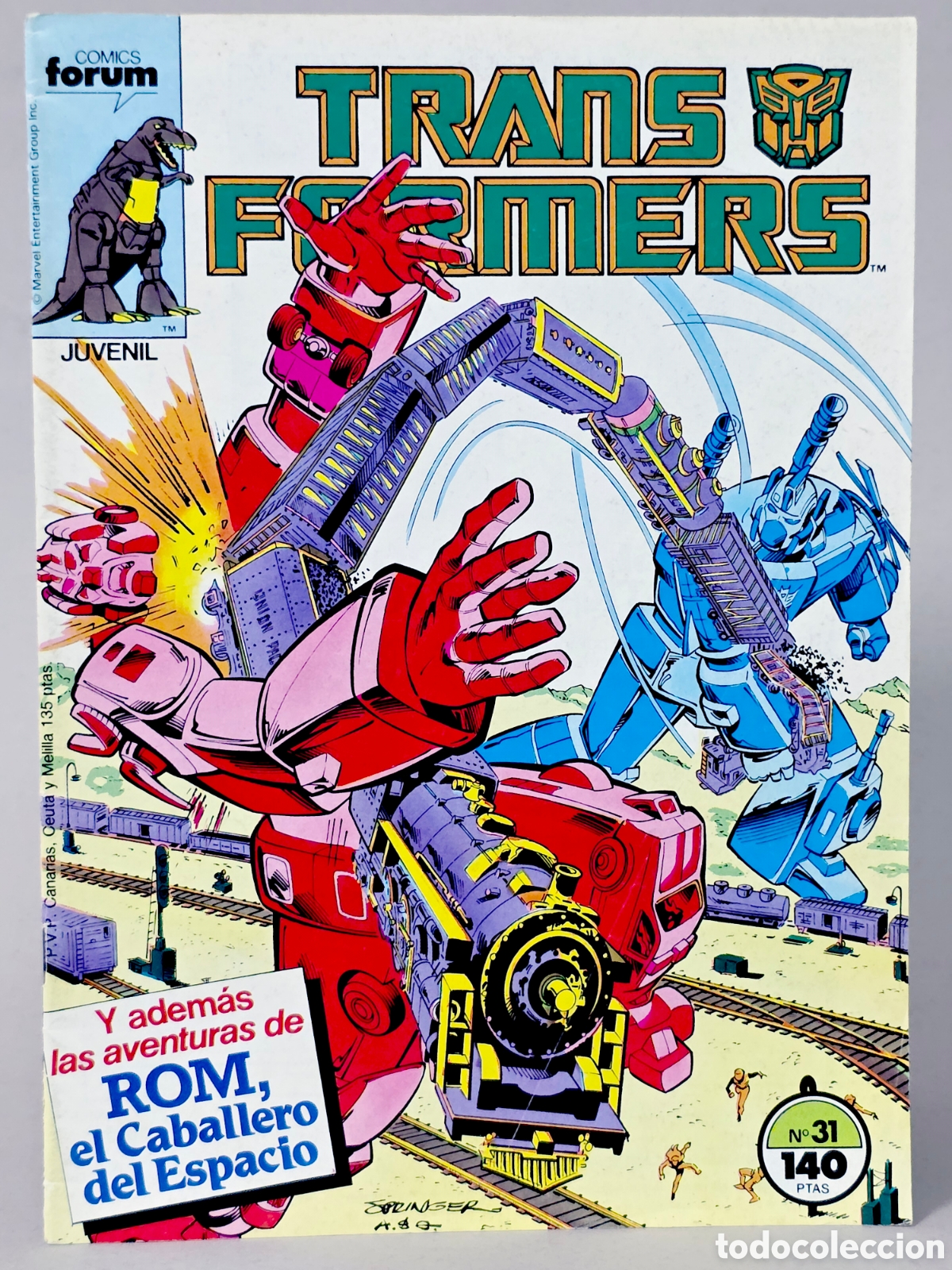 C&oacute;mics: C&Oacute;MIC TRANSFORMERS 31 FORUM MARVEL GRAPA MUY BUEN ESTADO - Foto 1