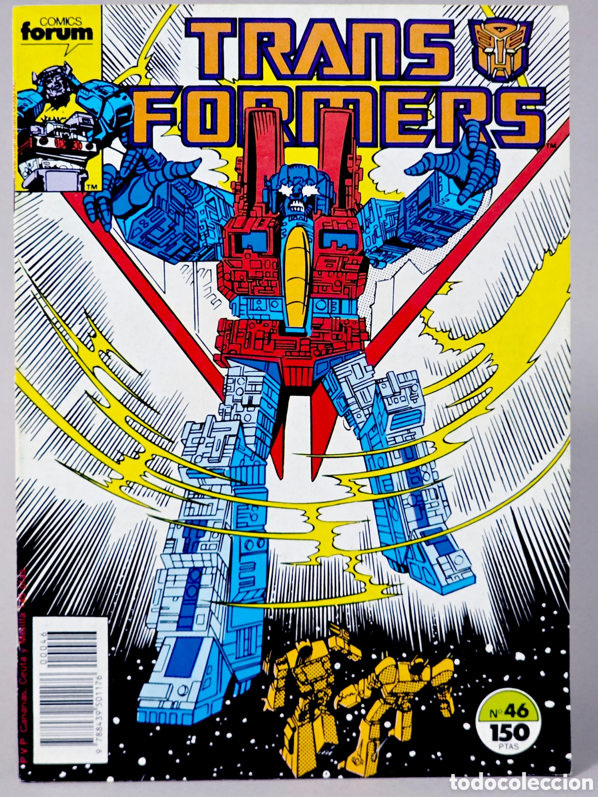 C&oacute;mics: C&Oacute;MIC TRANSFORMERS 46 FORUM MARVEL GRAPA CASI EXCELENTE ESTADO - Foto 1