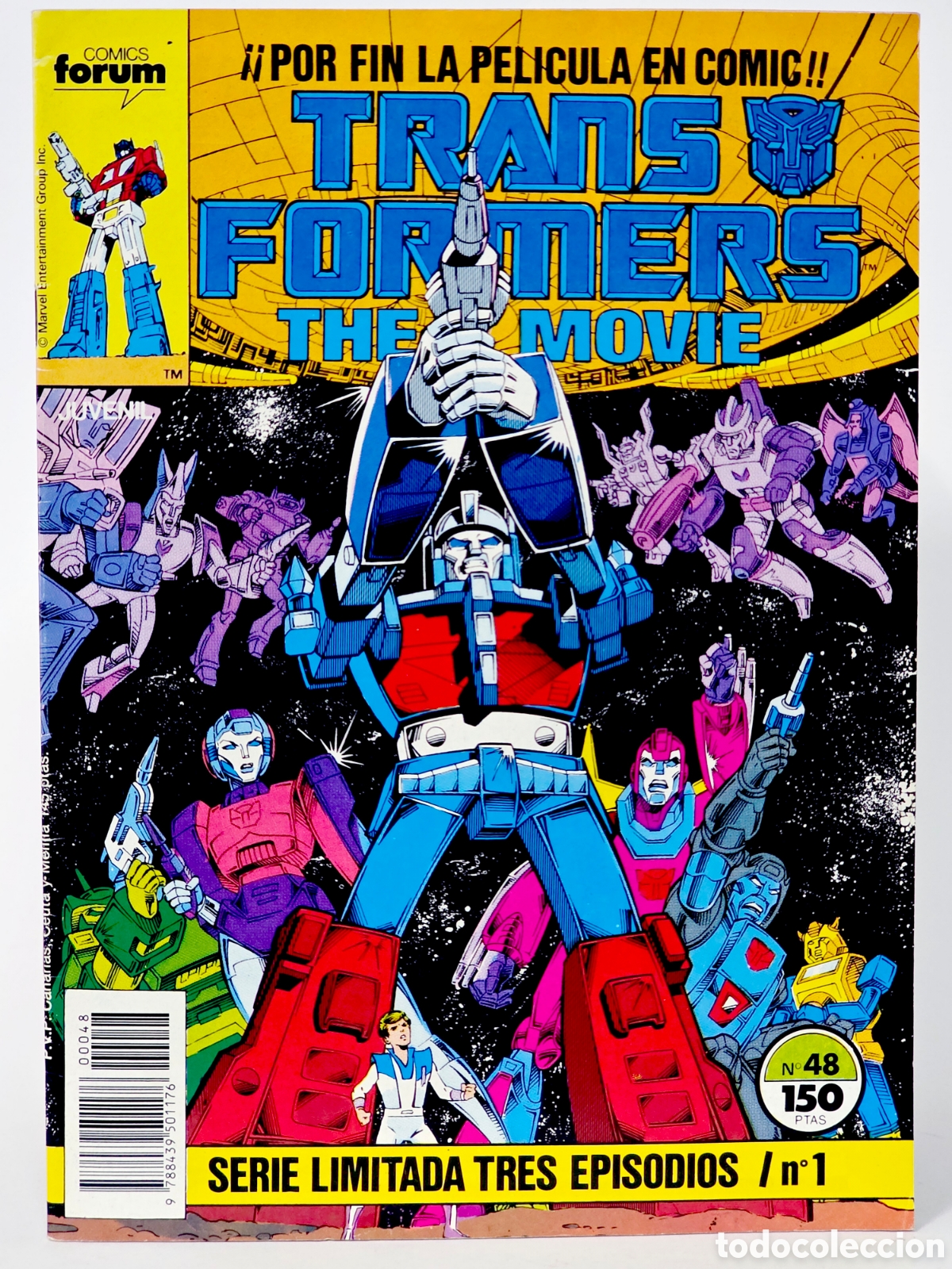 C&oacute;mics: C&Oacute;MIC TRANSFORMERS 48 FORUM MARVEL GRAPA CASI EXCELENTE ESTADO - Foto 1