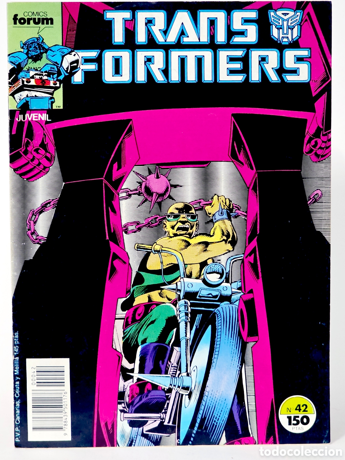 C&oacute;mics: C&Oacute;MIC TRANSFORMERS 42 FORUM MARVEL GRAPA CASI EXCELENTE ESTADO - Foto 1
