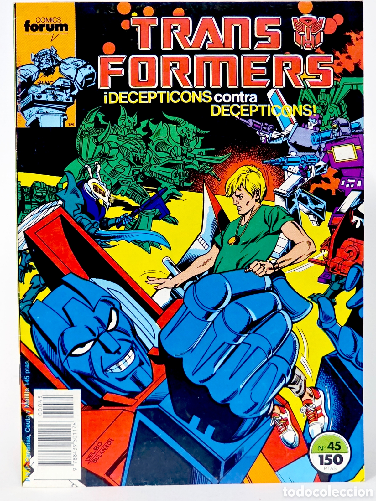 C&oacute;mics: C&Oacute;MIC EXCELENTE TRANSFORMERS 45 FORUM MARVEL GRAPA - Foto 1