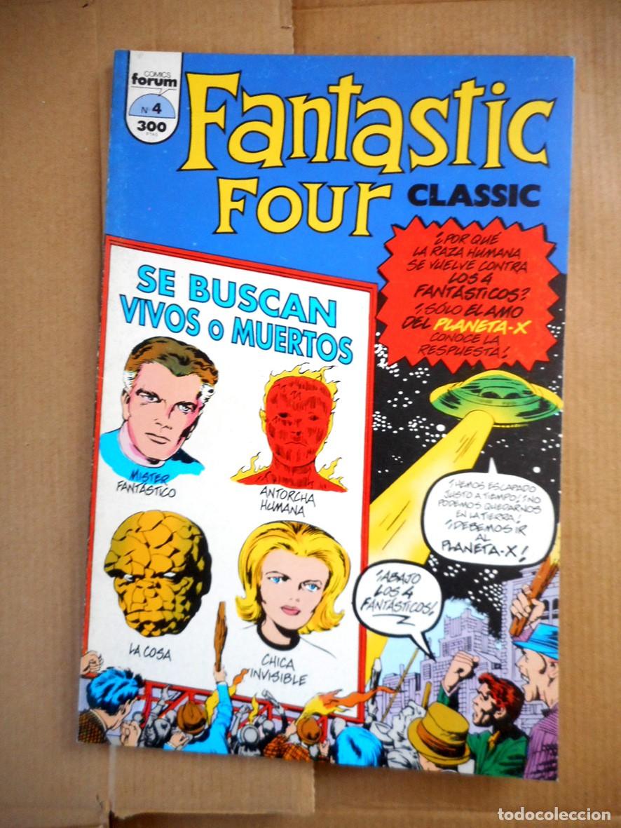 C&oacute;mics: FANTASTIC FOUR CLASSIC N&ordm;4 (FORUM-OCTUBRE 1993) STAN LEE - JACK KIRBY