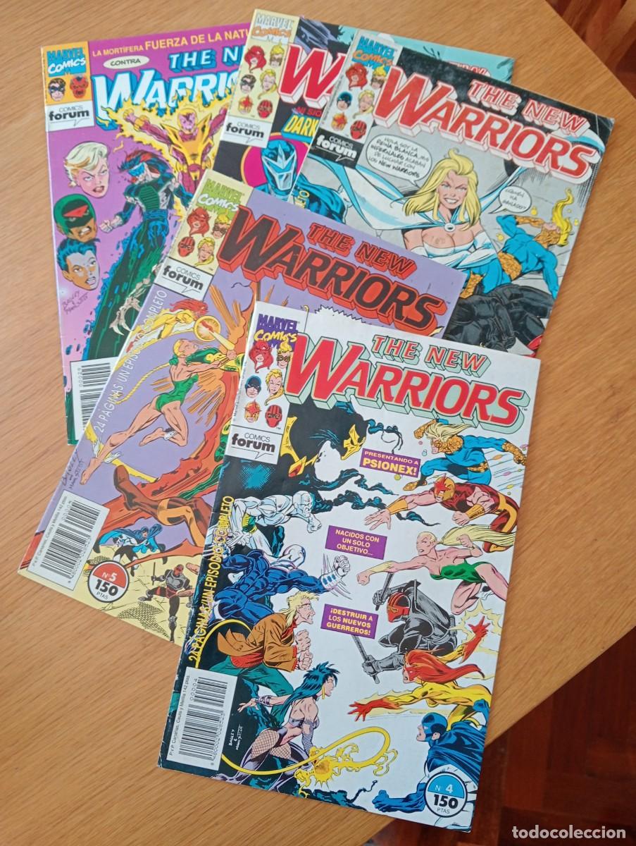 C&oacute;mics: LOTE CON 5 EJEMPLARES DE THE NEW WARRIORS VOL. 1 (DE 47). GRAPA. FORUM. MARVEL. 1992.