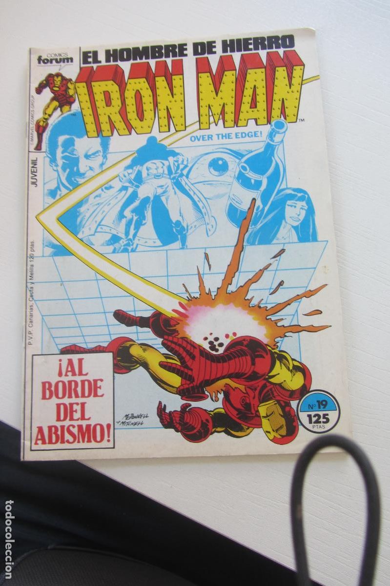 C&oacute;mics: IRON MAN. EL HOMBRE DE HIERRO vol I N&ordm; 19. FORUM 1985 arx65