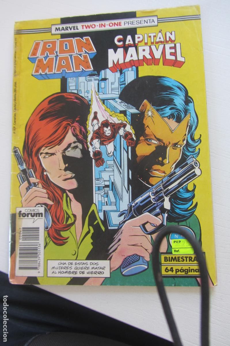 C&oacute;mics: MARVEL TWO IN ONE PRESENTA IRON MAN Y CAPITAN MARVEL N&ordm; 47 - FORUM arx65