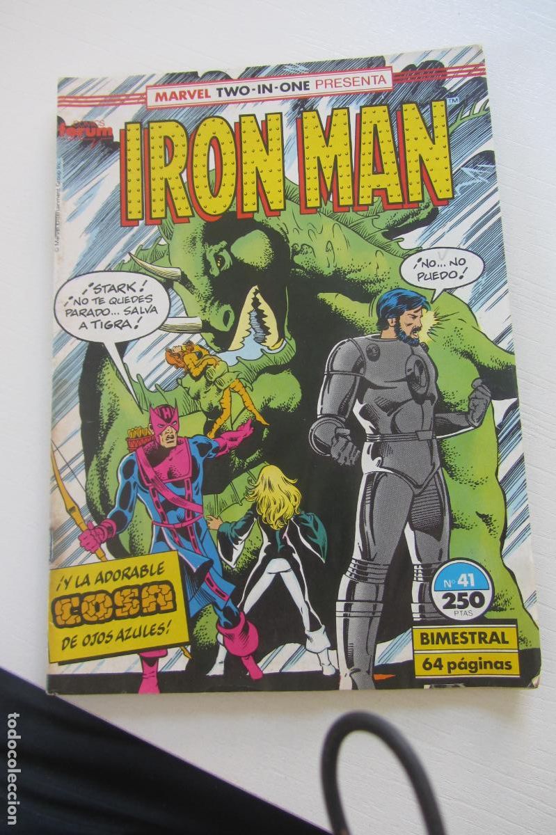 C&oacute;mics: MARVEL TWO IN ONE PRESENTA IRON MAN Y CAPITAN MARVEL N&ordm; 41 - FORUM arx65