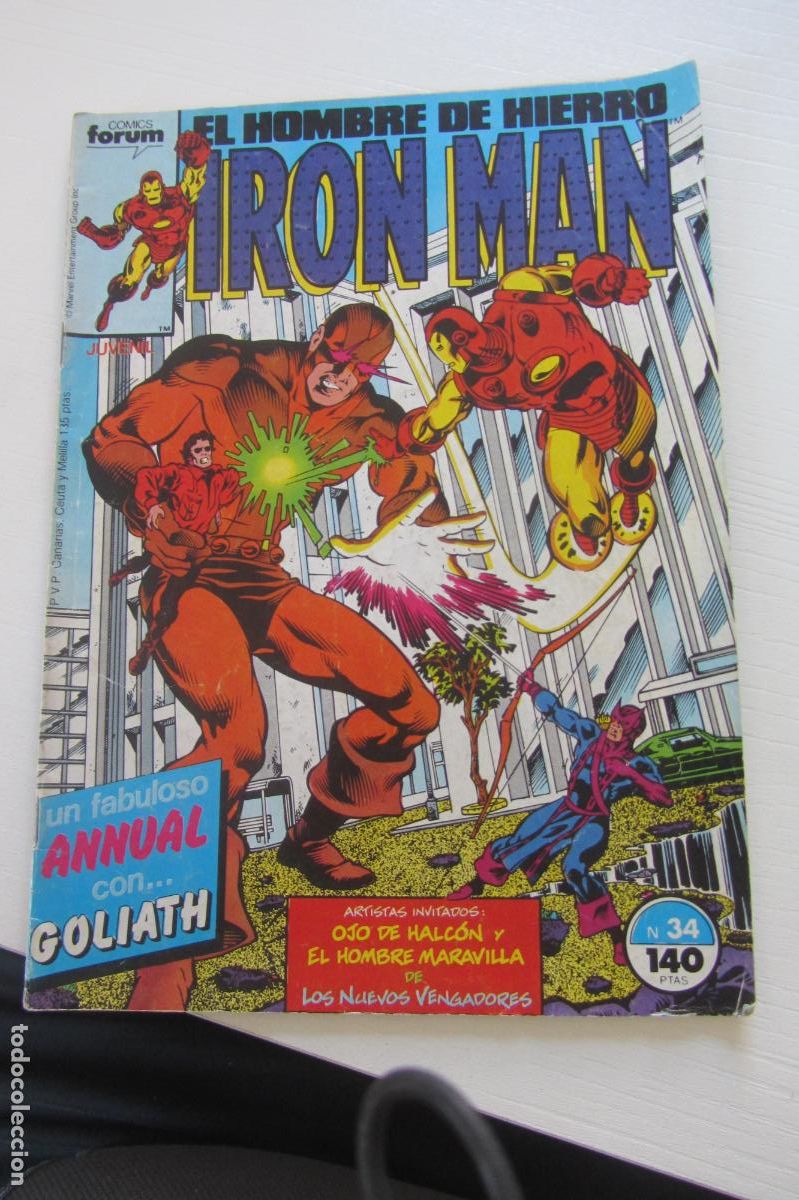 C&oacute;mics: EL HOMBRE DE HIERRO: IRON MAN N&ordm; 34 VOL1 VOL.1 FORUM COMICS arx65
