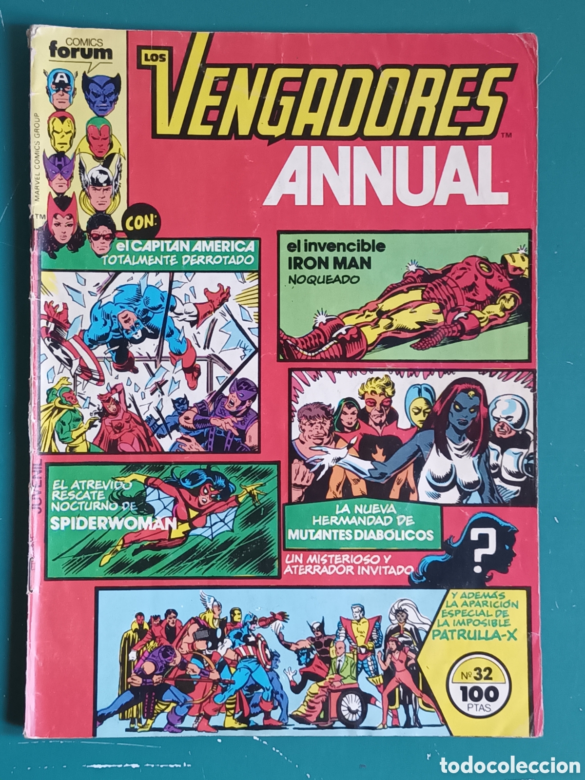 C&oacute;mics: Los Vengadores vol.1 N&ordm; 32 FORUM - MARVEL 1985 Annual