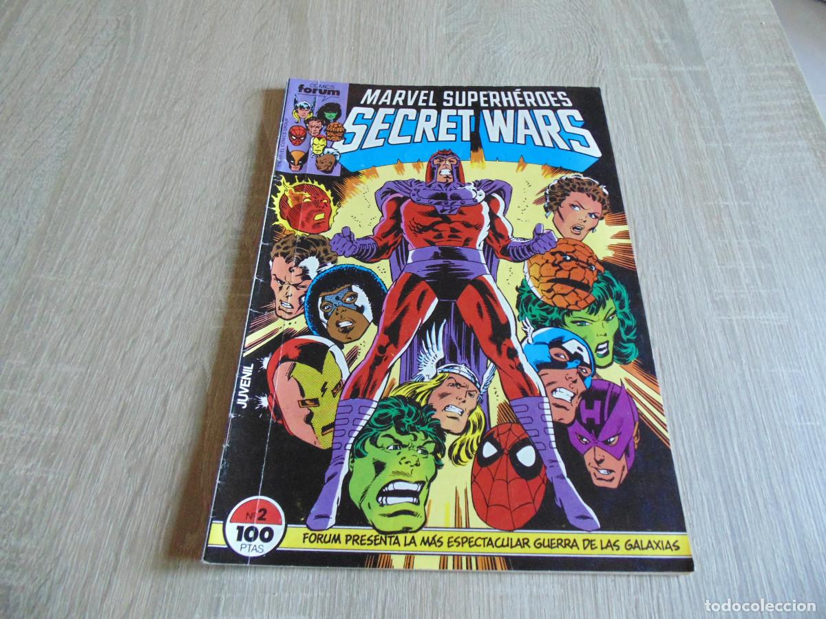 C&oacute;mics: Secret Wars Vol-1 1&ordf; Ed n&ordm; 2. 1985. Marvel / Forum. - Foto 1