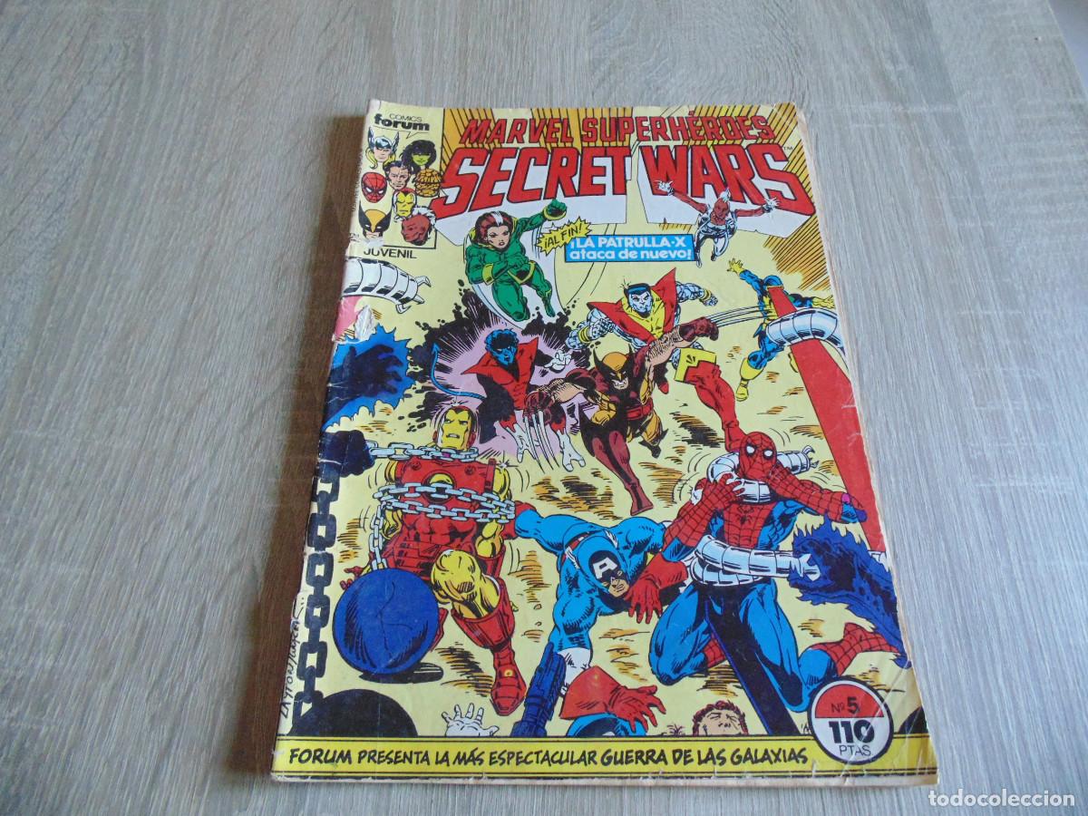 C&oacute;mics: Secret Wars Vol-1 1&ordf; Ed n&ordm; 5. 1985. Marvel / Forum.
