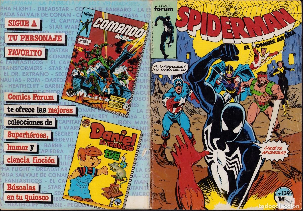 C&oacute;mics: Spiderman Vol.1 n&uacute;mero 139 Comic Forum 1987 - Foto 2