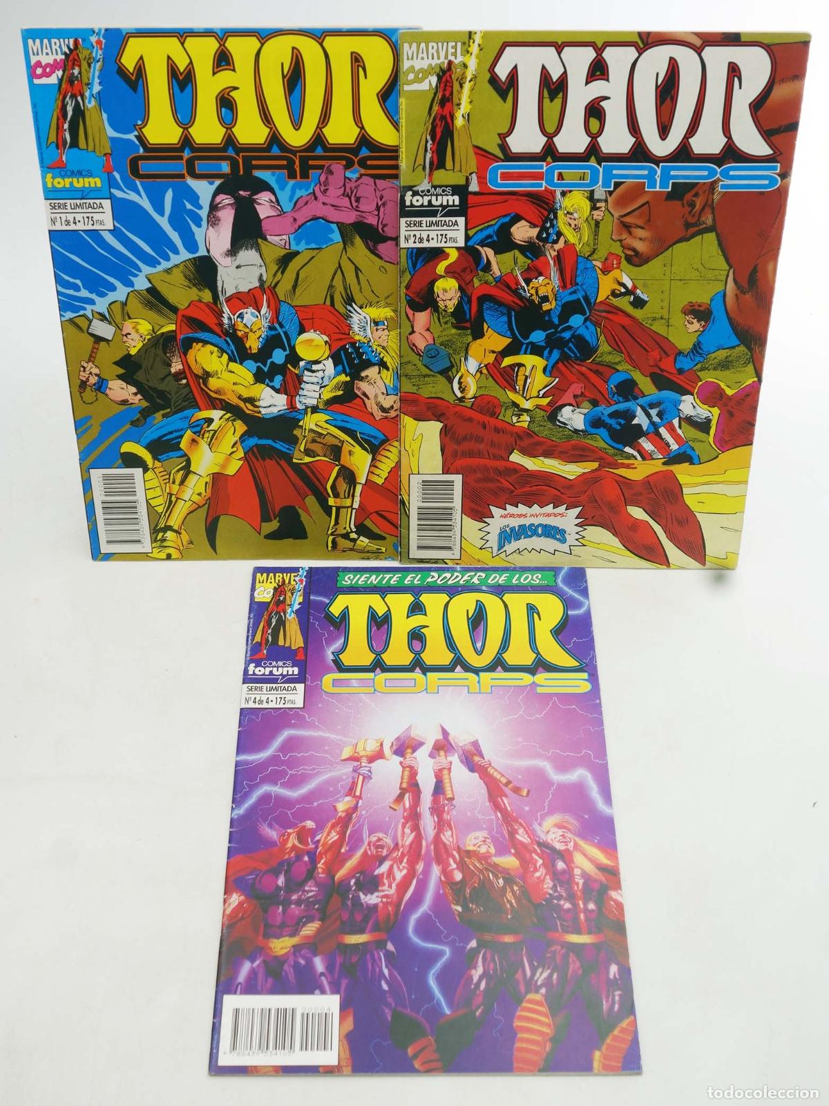 C&oacute;mics: THOR CORPS 1,2,4. FALTA 3 PARA COMPLETA. Forum, 1994