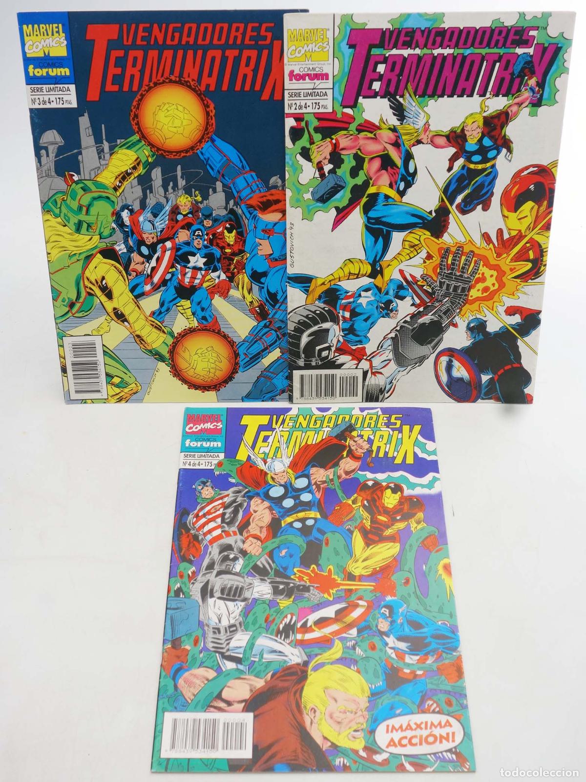 C&oacute;mics: VENGADORES TERMINATRIX 2 A 4. FALTA 1 PARA COMPLETA. Forum, 1994