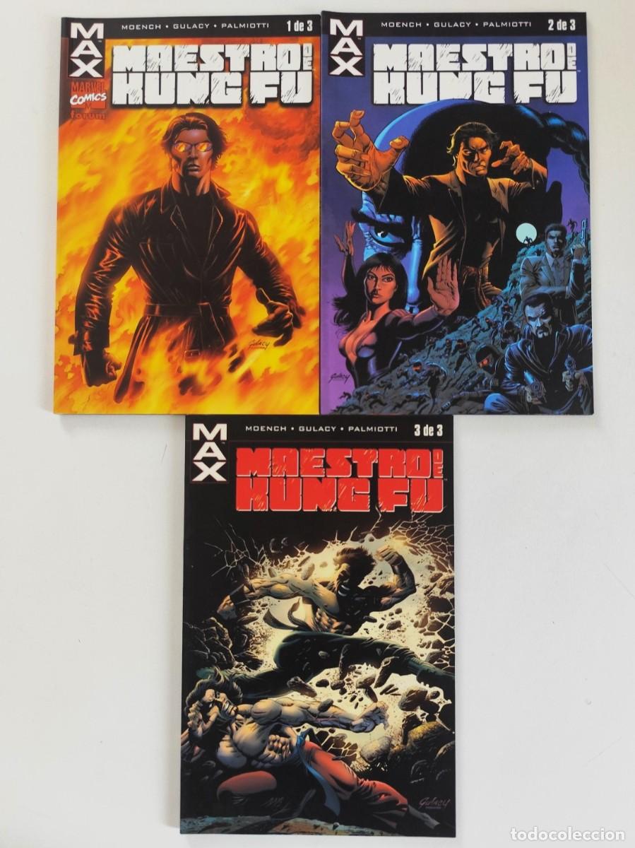 C&oacute;mics: MAX - MAESTRO DE KUNG FU (Doug Moench, Paul Gulacy) COMPLETA 3 N&Uacute;MEROS ~ MARVEL/FORUM (2003)