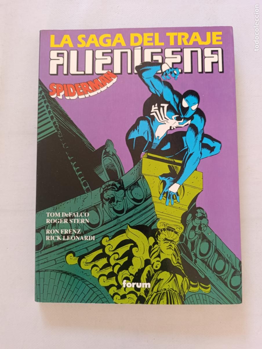 C&oacute;mics: LA SAGA DEL TRAJE ALIENIGENA - SPIDERMAN - DEFALCO, STERN - OBRAS MAESTRAS N&ordm; 5 - FORUM (AN)