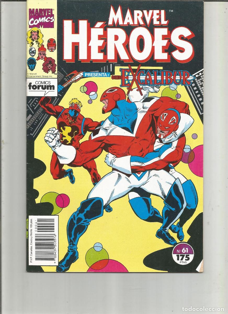 C&oacute;mics: Marvel H&eacute;roes presenta Excalibur N&ordm; 61 Comics Forum - Foto 1