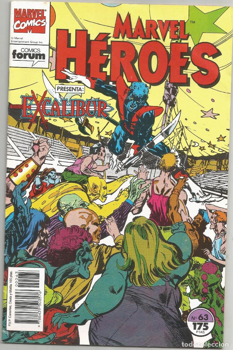 C&oacute;mics: Marvel H&eacute;roes presenta Excalibur N&ordm; 63 Comics Forum