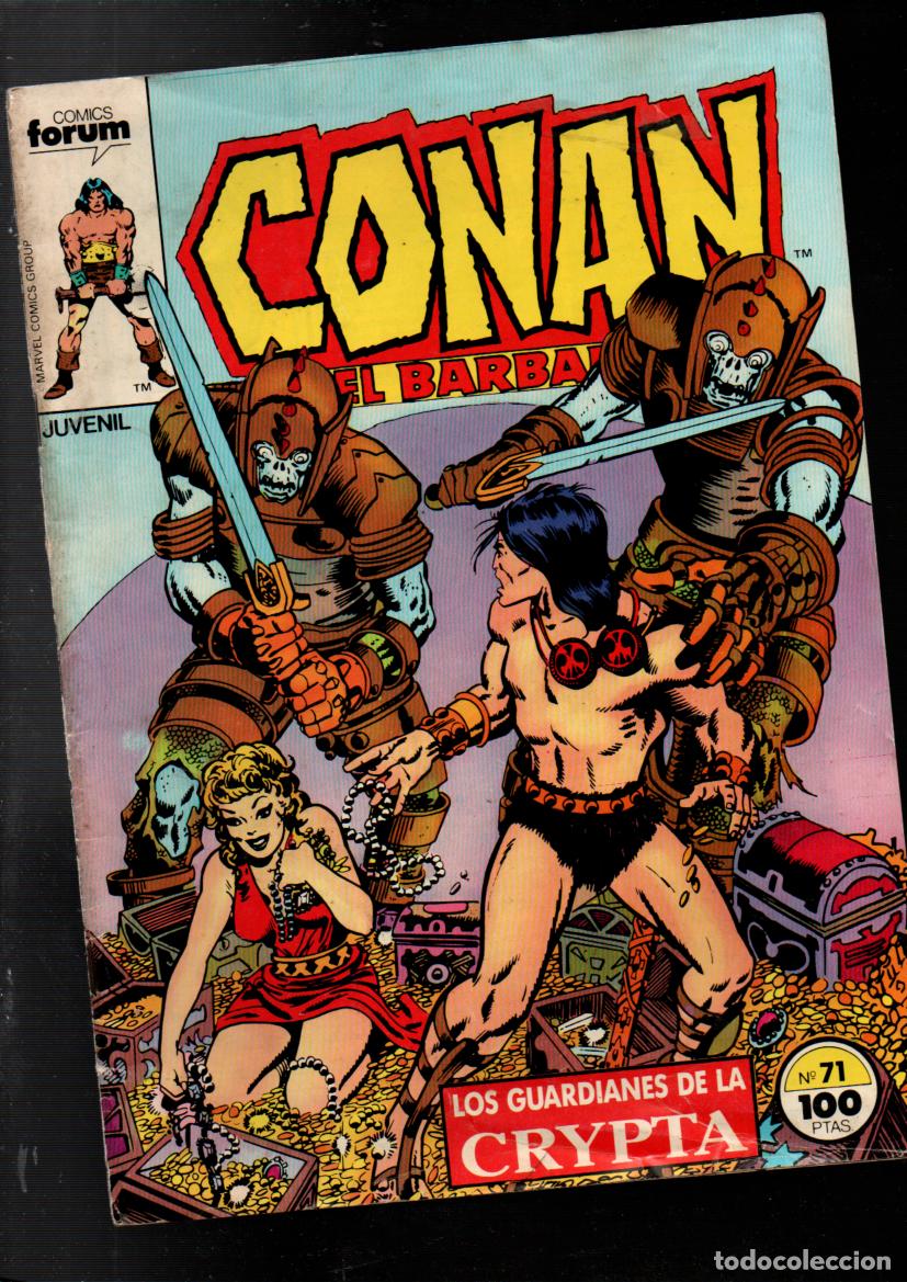 C&oacute;mics: CONAN EL BARBARO, N&ordm; 71. COMICS FORUM. 1983 - Foto 1