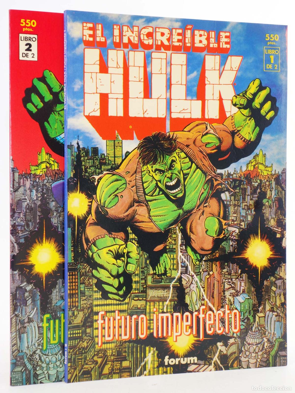 C&oacute;mics: COLECCI&Oacute;N PRESTIGIO 59,60. EL INCREIBLE HULK: FUTURO IMPERFECTO 1 A 2 COMPLETA (Peter David/George P