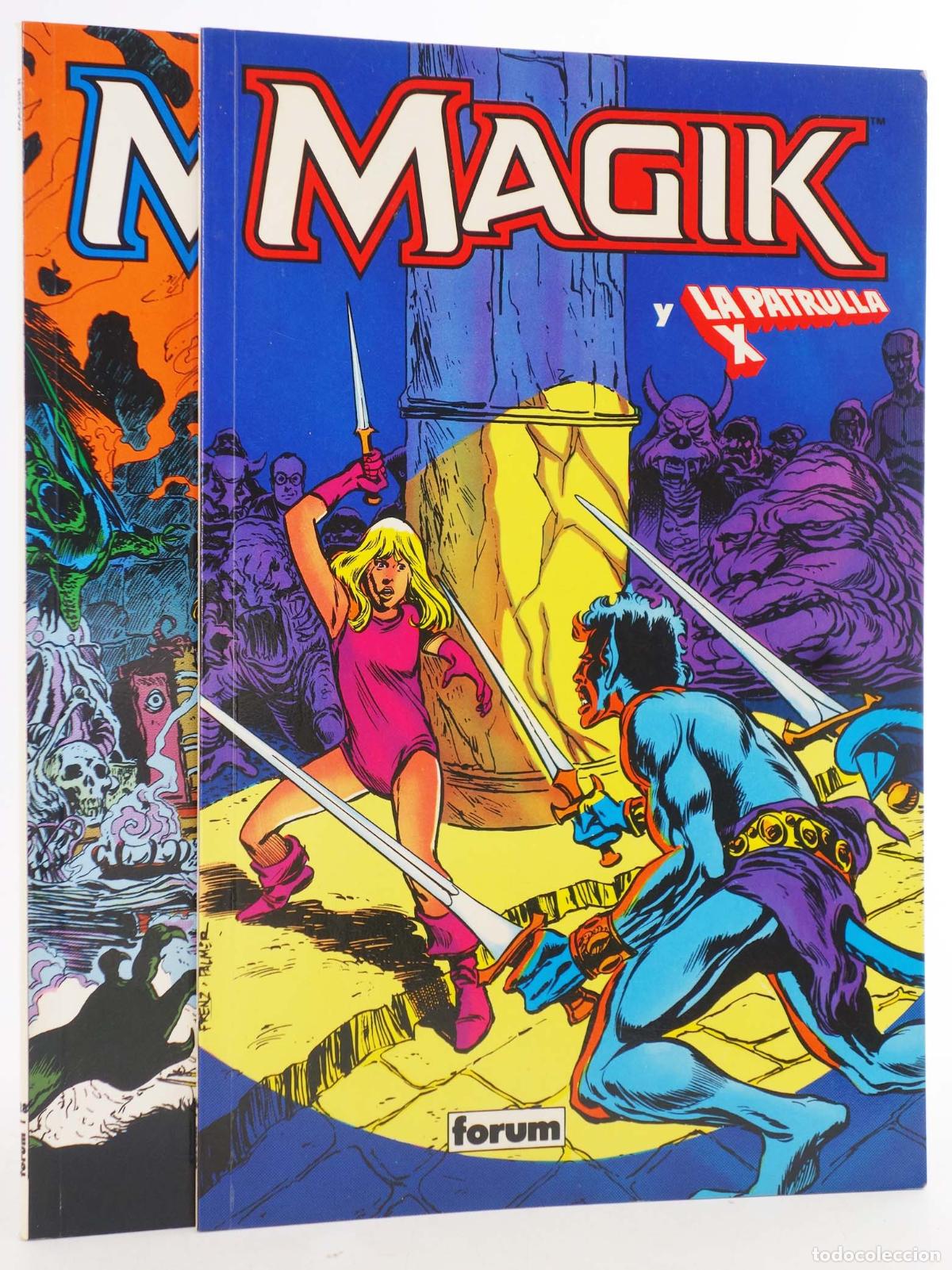 C&oacute;mics: COLECCI&Oacute;N PRESTIGIO 26,28. MAGIK 1 A 2 COMPLETA (Chris Claremont/John Buscema) Forum, 1991