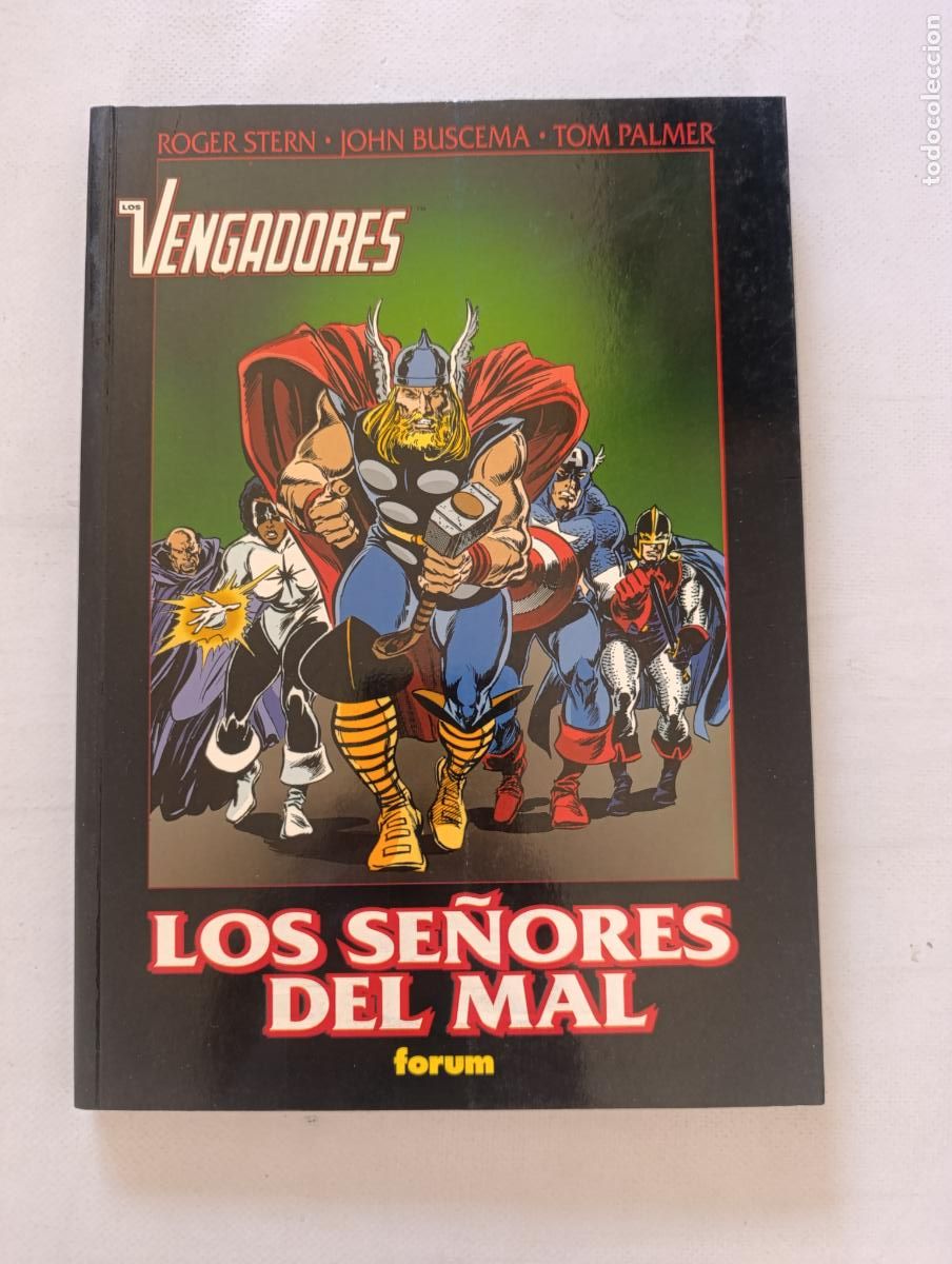 C&oacute;mics: LOS SE&Ntilde;ORES DEL MAL - LOS VENGADORES - STERN, BUSCEMA - OBRAS MAESTRAS N&ordm; 36 - FORUM (AT)