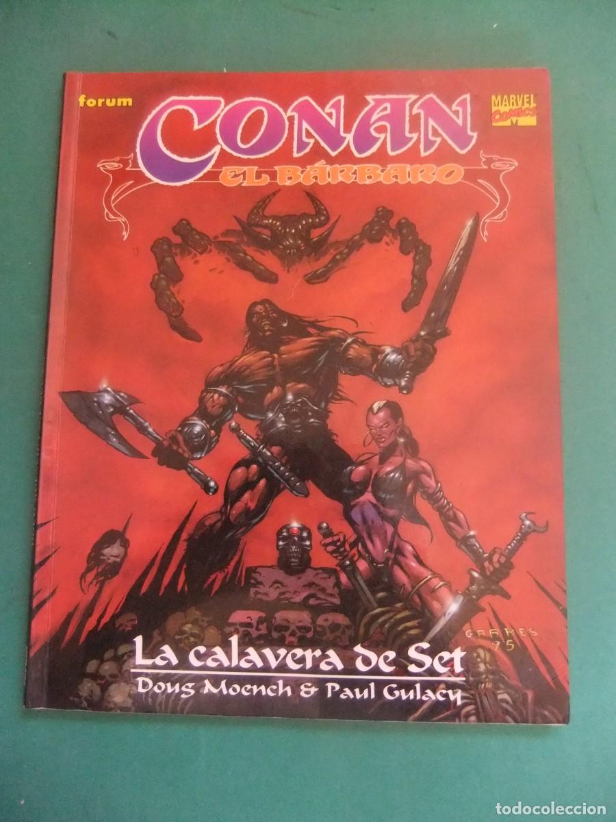 Comics: CONAN EL BARBARO LA CALAVERA DE SET NOVELA GRAFICA FORUM