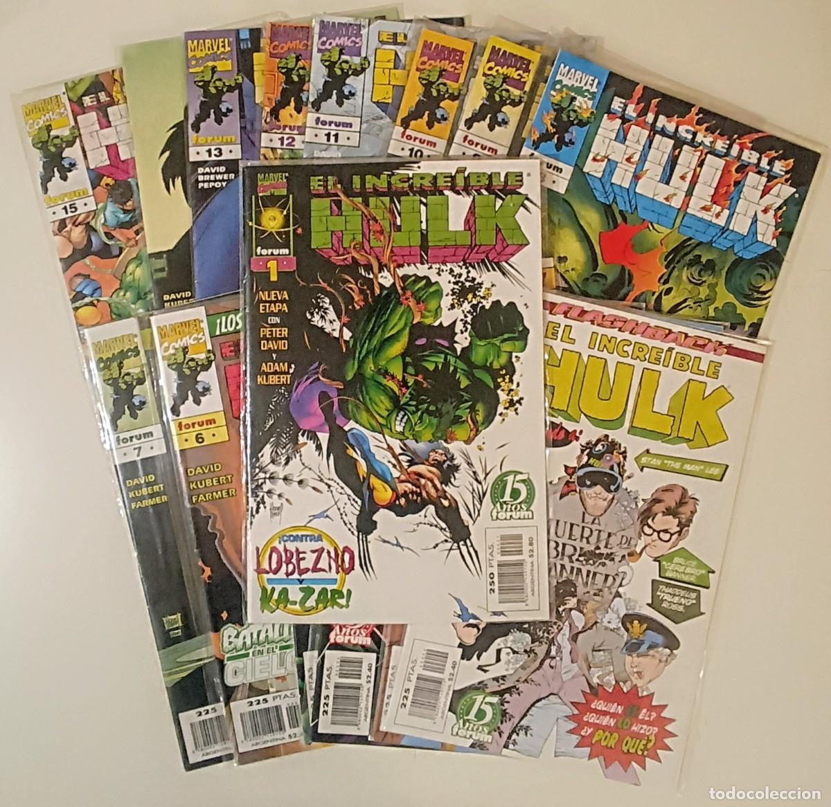 C&oacute;mics: Hulk (1998) de Peter David y Adam Kubert - Pack Completo 1-15 - MINT - Foto 1