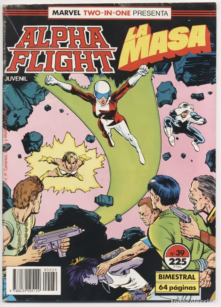 C&oacute;mics: TWO IN ONE ALPHA FLIGHT LA MASA N&ordm; 39 BIMESTRAL 64 PAGINAS FORUM PLANETA DEAGOSTINI 1988