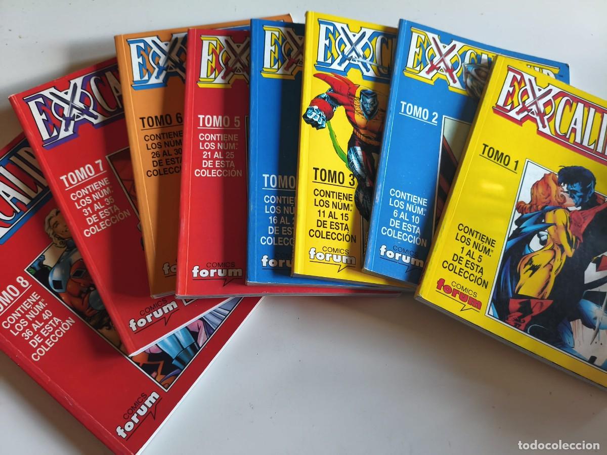 C&oacute;mics: Excalibur vol 2 completa 40 n&uacute;meros en 8 tomos retapados