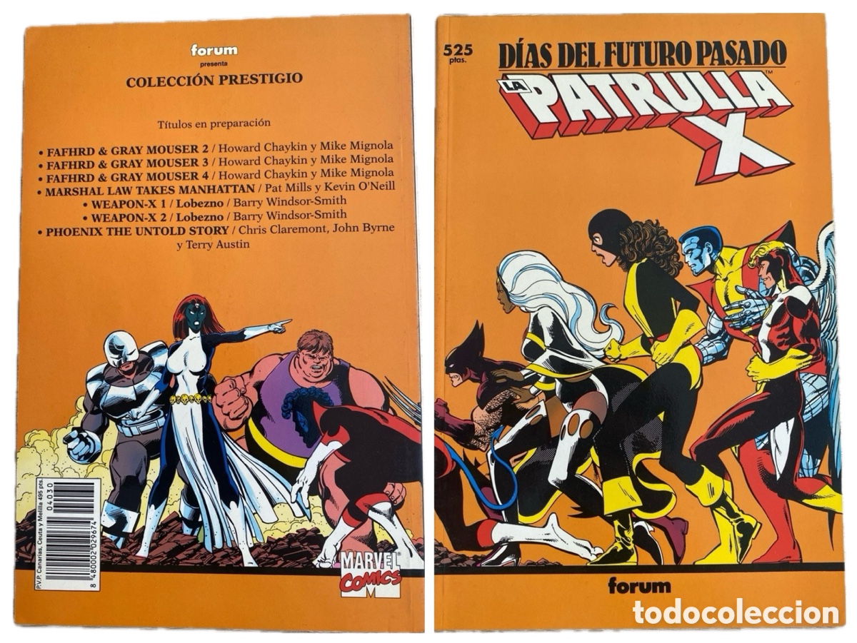 C&oacute;mics: LA PATRULLA X DIAS DEL FUTURO PASADO FORUM PRESTIGE CLAREMONT BYRNE