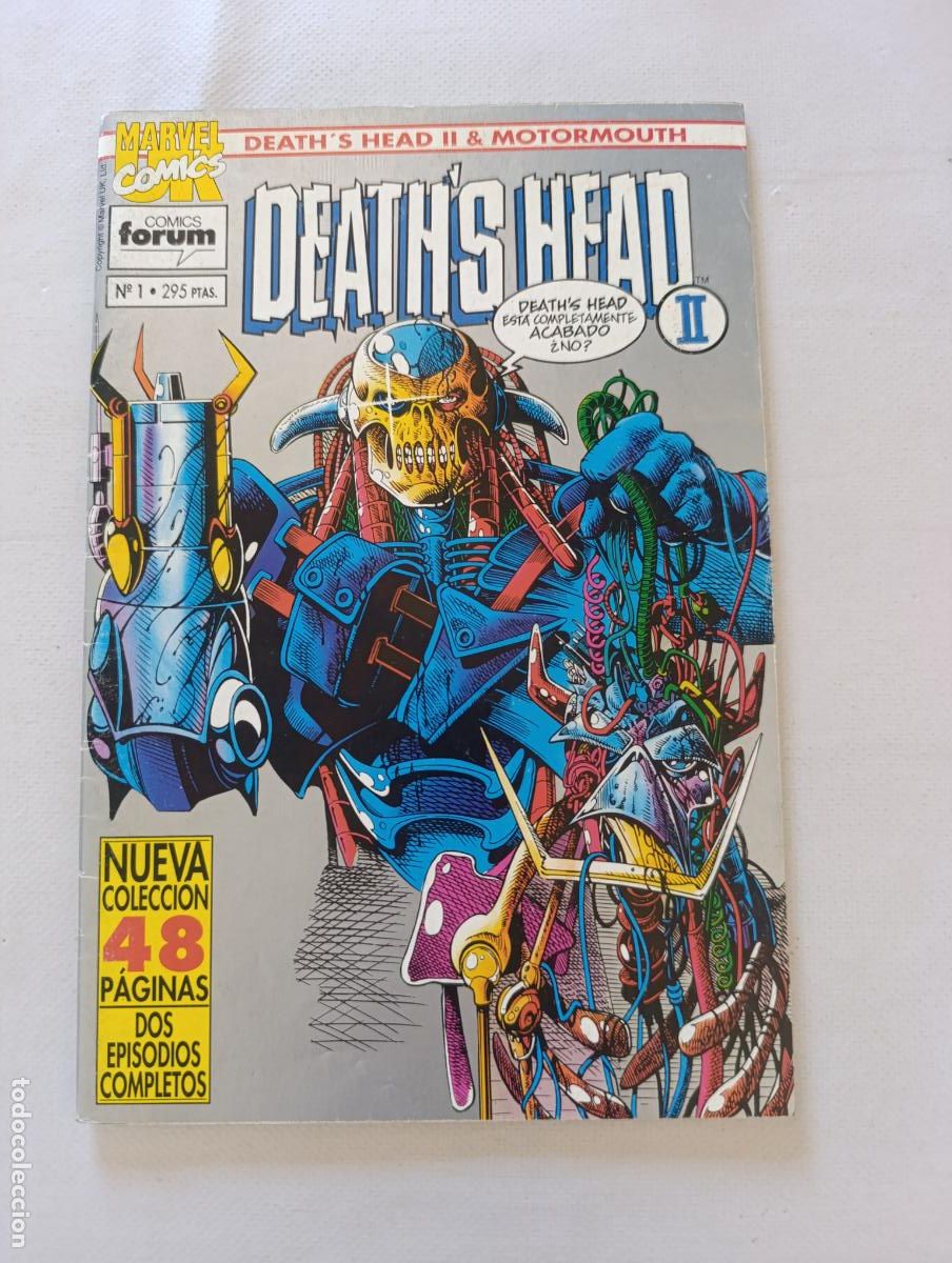 C&oacute;mics: DEATH'S HEAD II N&ordm; 1 - DEATH'S HEAD & MOTORMOUTH - MARVEL - FORUM (IL)