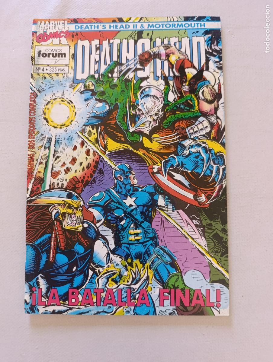 C&oacute;mics: DEATH'S HEAD II N&ordm; 4 - DEATH'S HEAD & MOTORMOUTH - MARVEL - FORUM (IL)