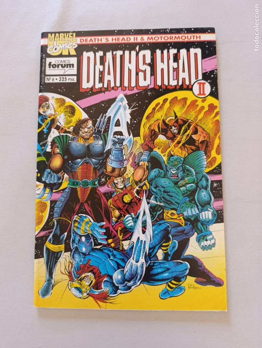 C&oacute;mics: DEATH'S HEAD II N&ordm; 6 - DEATH'S HEAD & MOTORMOUTH - MARVEL - FORUM (IL)